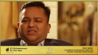 Ravi Modi, Chairman and Managing Director, Vedant Fashions (Manyavar): EOY Award Finalist