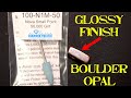 Carving And Polishing Boulder Opals For Bezel Settings. How To Polish Ironstone?