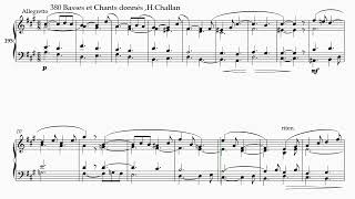 No.195 , 380 Basses et Chants Donnés (Henri Challan) 第195番 シャラン 380の和声課題集