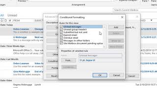 Use Conditional Formatting to Organize your Outlook Inbox