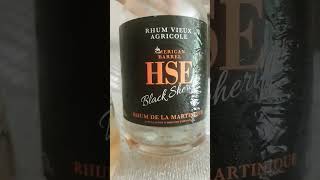 HSE Rhum vieux Martinique - Black Sheriff 40% 🤩 #shots #rhum #drink #drinking #short