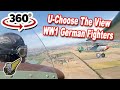 360° Cockpit: WW1 German Albatros Fighters In Formation