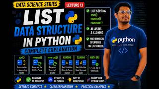 Python List Data Structure Explained | sort(), reverse(), reversed(), Aliasing & Cloning