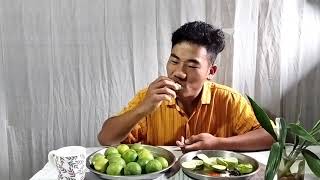 MUKBANG||1kg OF LEMON WITH TRADITIONAL DISH