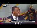 Chris Broussard on LeBron's clutch three, Compares King James to Michael Jordan  FIRST THINGS FIRST
