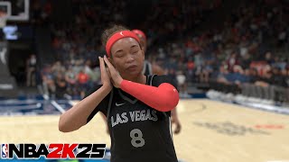 NBA 2k25 wnba MYCAREER | Aliyah kaminsky first triple double