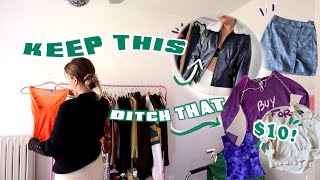 Stop making this closet clean-out mistake! (selling my clothes for $10)