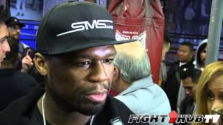 50 Cent "With the level of talent out, Boxing should be the biggest sport" talks entry in Boxing