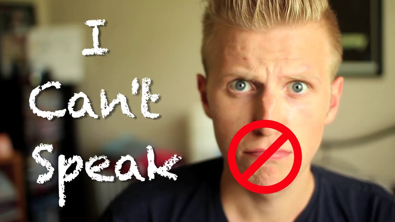 I Can't Speak - YouTube