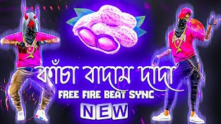 কাঁচা বাদাম গান |kacha badam  beat sync montage  | FREEFIRE  Beat Sync  velocity