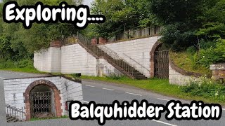 Exploring Balquhidder Railway Station - abandoned closed disused - Lochearnhead Callander Stirling