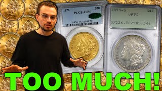 Coin Dealers BUY TOO MUCH GOLD AT ALL TIME HIGH? ($100,000 Coin Collection)