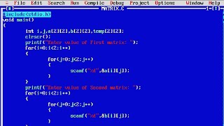c program to swap two matrices using 2D array | learn coding