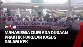 Mahasiswa Gelar Aksi Unjuk Rasa, Demonstran Tuding Dugaan Praktik Makelar Kasus dalam KPK | tvOne