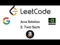 [JAVA SOLUTION] Two Sum - LeetCode