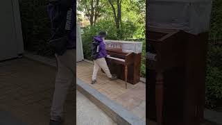 버려진 피아노에 생명을 부활#월광#버스킹#베토벤#소나타#Giving life to an abandoned piano @pureté