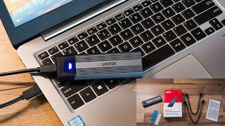 Obudowa do dysku USB-C NVMe UNITEK S1204B - recenzja