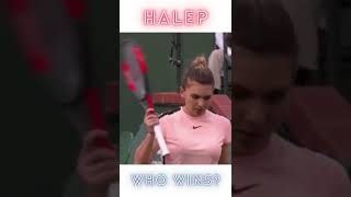 Tennis WTA Indian Wells: Cirstea vs Halep #Shorts