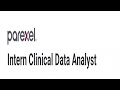 Intern Clinical data analyst | Drug safety |  Parexel | Job | Jobs |