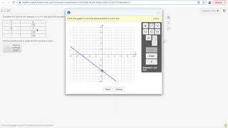 Graphing a Line in MyMathLab