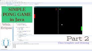Coding a Simple Pong Game in Java with Eclipse Part 2
