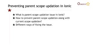 Parent Scope Update In Ionic