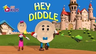 Hey Diddle Diddle The Cat and The Fiddle with Lyrics | LIV Kids Nursery Rhymes and Songs | HD