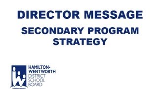 Secondary Program Strategy