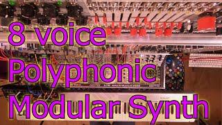 Making a 8 voice polyphonic with a modular synth