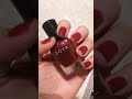 norra zoya regular nailpolish dark red purple with shimmer