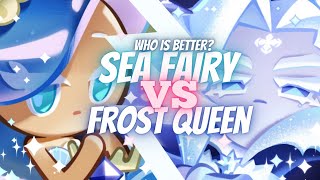 Who is Better?! Sea Fairy Cookie VS Frost Queen Cookie! | Cookie Run Kingdom