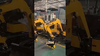 Chinese mini excavators are being prepared for shipment. #excavator