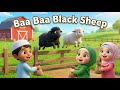 Baa Baa Black Sheep | Islamic Kids Song About Sharing & Kindness | Muslim Nursery Rhymes