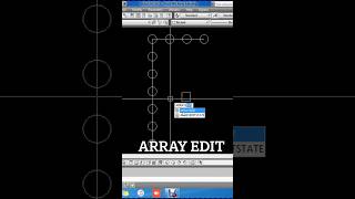 Array Edit || Array Edit Command in AutoCAD || Edit Rectangular,Polar & Path Array || Short #60