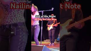 Nailing the last big note of #stillofthenight #80s song #live by #whitesnake #cover #femalerocker