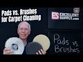 Pads versus Brushes for Commercial Encapsulation Carpet Cleaning