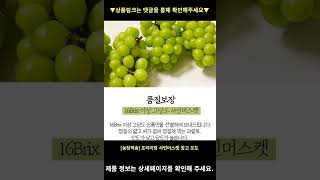 [농장직송] 프리미엄 샤인머스켓 망고 포도, 품질보장 특상 2kg (4-5수) 높은 판매량 추천 #shorts 내돈내산