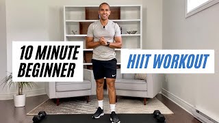 10 MINUTE COMPLETE BEGINNER HIIT WORKOUT