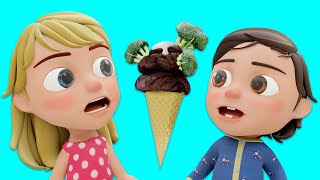 Do You Like Broccoli Ice Cream? + More | Nursery Rhymes | ABCkidtv