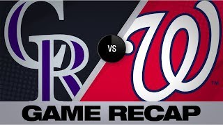 Corbin, bullpen shut out Rockies | Rockies-Nationals Game Highlights 7/24/19