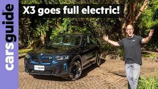 BMW iX3 2022 review: First full-electric BMW SUV in Australia driven. An e-tron, I-Pace, EQC rival.