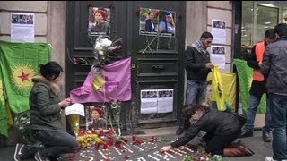 Outpouring of grief as Kurds in Paris mourn activist deaths