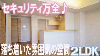 街中のオシャレなセキュリティ万全の２ldk賃貸マンション