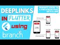 Deeplinking in Flutter using Branch IO || Auto Navigate to any page in Flutter app using a link