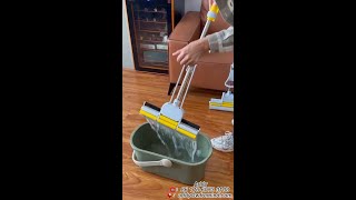 New design PVA sponge mop uses effect, easy to come true clean home.🏠#mop #floorcleaning