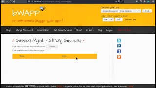 Session Mgmt Strong Sessions - Low Security Level