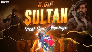 SULTAN - KGF CHAPTER 2 || BGMI Beat Sync Montage || MISTER ANSH #BGMIMONTAGE #KGF2 #YASH #ROCKY