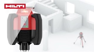 HOW TO perform manual horizontal leveling with the PR 30-HVS rotating laser level