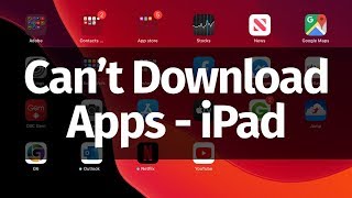 Can’t Download Apps on iPad - FIX | iPad Air, iPad mini, iPad Pro, iPad