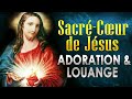 Sacré-Cœur de Jésus - Chant d'Adoration et Louange -  Chants d'Église Compilation 2023 v🙏